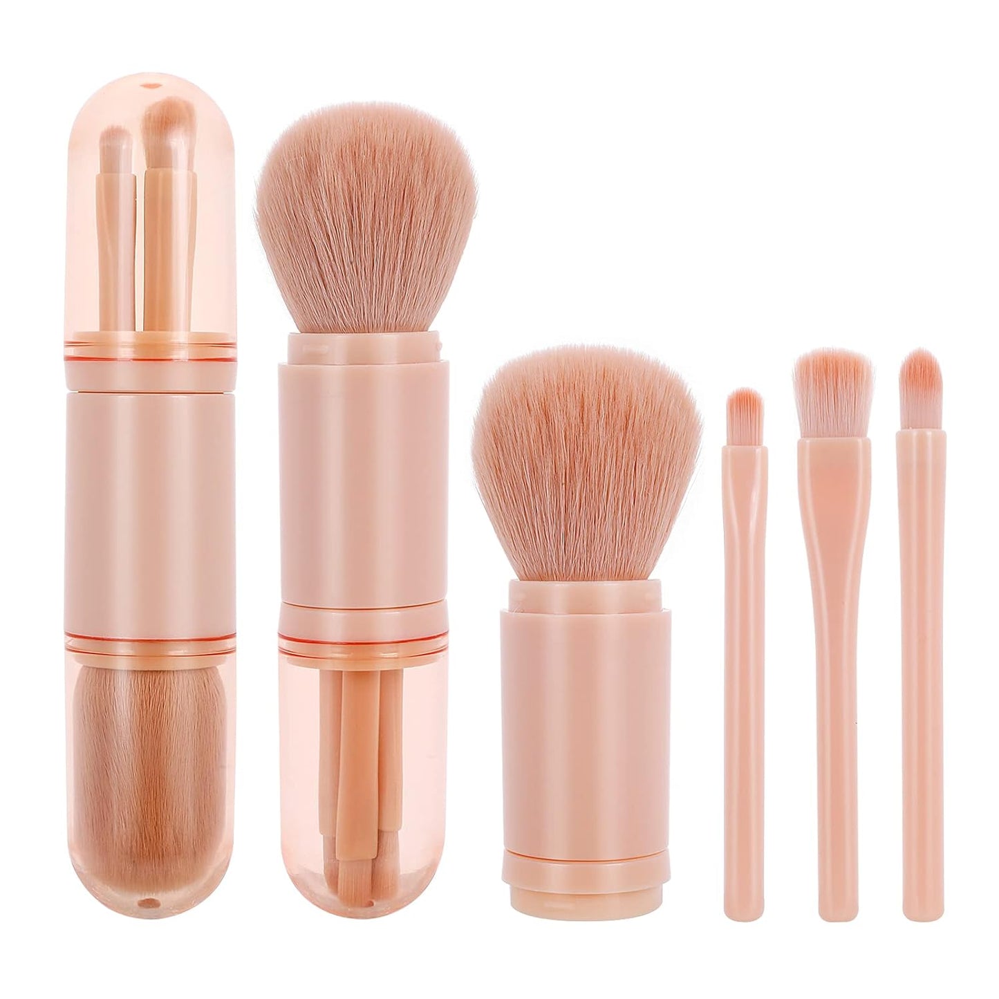 Portable mini makeup brush (4 pieces )