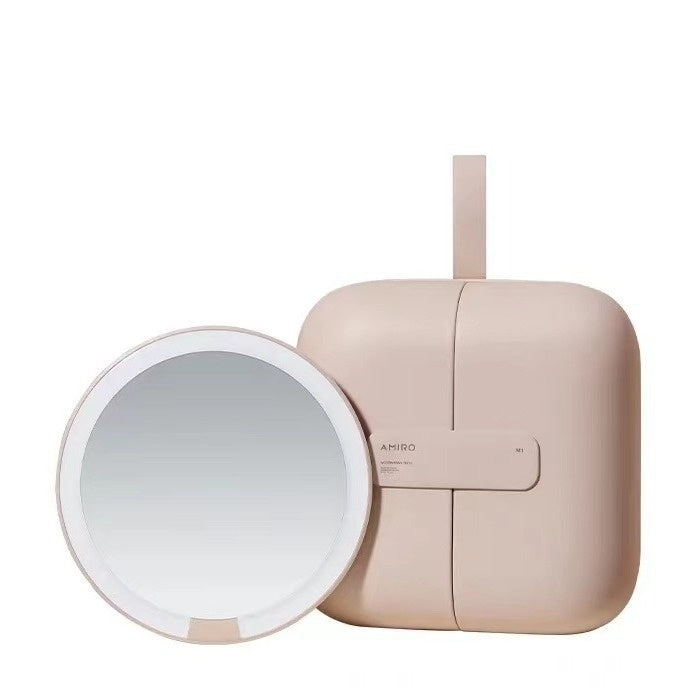 With Light Package Mirror Integrated Portable And Versatile Cosmetic